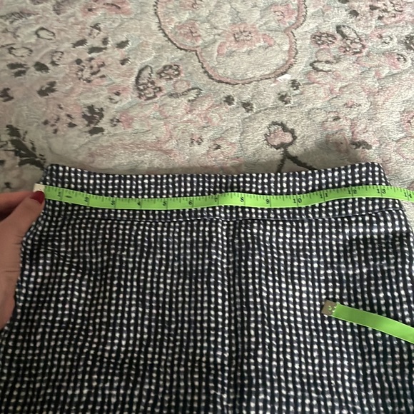 Loft Gingham Patterned Pencil Skirt - Picture 10 of 12